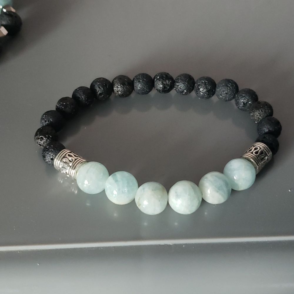 Aquamarine and Lava